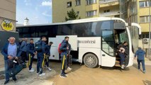 Fenerbahçe HDI Sigorta Erkek Voleybol kafilesine davul zurnalı karşılama