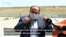 İstanbul Havalimanı’nda taksilere yeni koronavirüs önlemleri