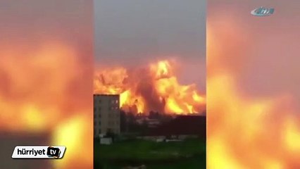 Fabrika böyle patladı