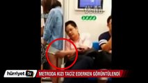 Çinli siyasetçi metroda bir kızı taciz ederken böyle görüntülendi