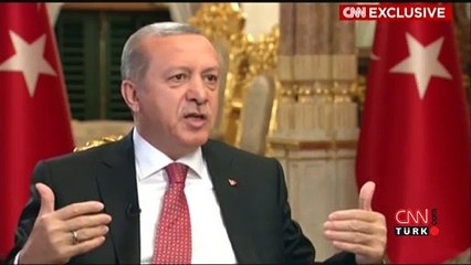 Cumhurbaşkanı Erdoğan CNN İnternational'a konuştu