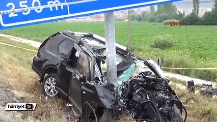 Eskişehir'de kaza: 4 ölü 1 yaralı