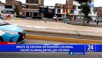 Callao: Vecinos preocupados por filtración de “químico” en obras del Metro de Lima