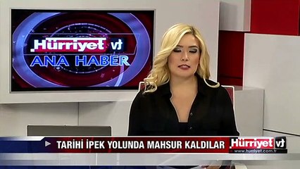MAHSUR KALAN SOFÖR YAŞADIKLARINI HÜRRİYET TV'YE ANLATTI