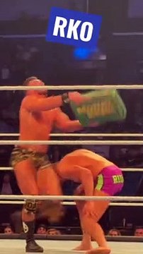 Matt Riddle vs Austin Theory RKO - WWE Smackdown Dark Match #rko #wwe #shorts