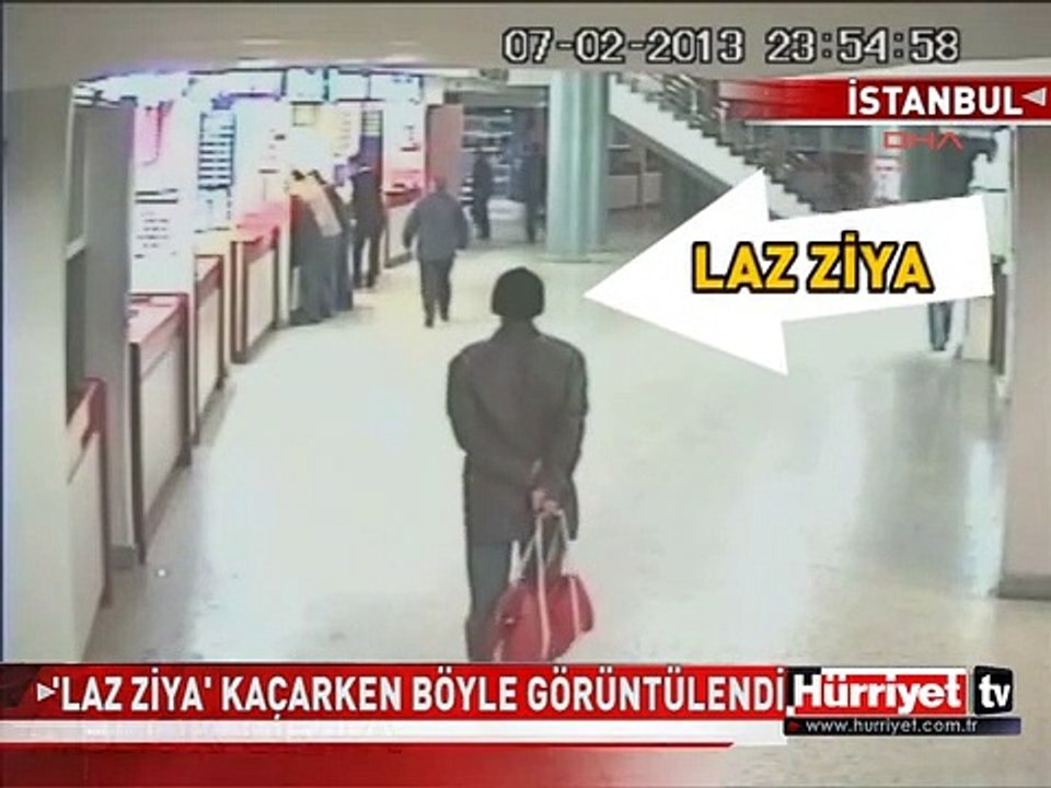 LAZ ZİYA KAÇARKEN BÖYLE GÖRÜNTÜLENDİ