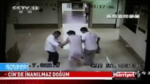 HASTANE KORİDORUNDA İLGİNÇ DOĞUM