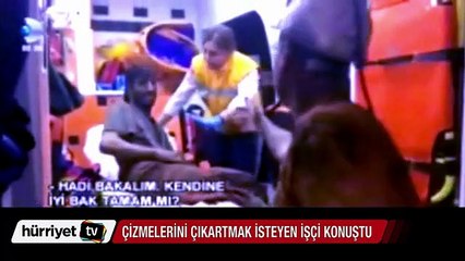 Çizmelerimi çıkarayım mı diye soran Murat Yalçın konuştu