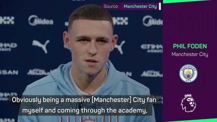 Extending stay at Etihad 'a dream' for lifelong City fan Foden