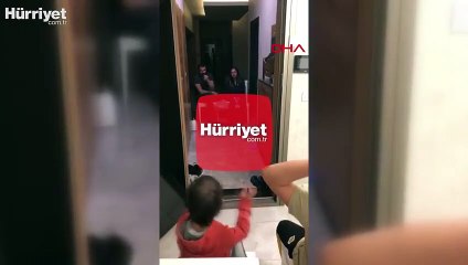 Doktor çiftin çocuklarıyla tebessüm ettiren görüşmesi