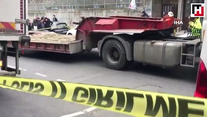 Gaziosmanpaşa'da feci olay! Küçük çocuk tırın altında kaldı.