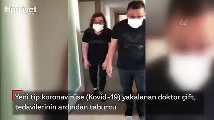 70 gün sonra çocuklarıyla kavuşan doktor çift, izleyenlere duygusal anlar yaşattı