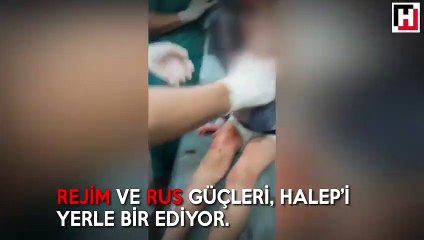Şoka giren Suriyeli çocuk sağlık görevlisine sarıldı