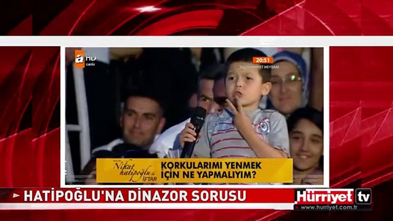 NİHAT HATİPOĞLU İLE ÇOCUK ARASINDA İLGİNÇ DİYALOG