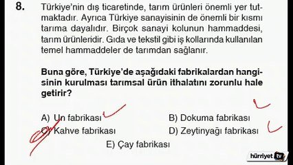 COĞRAFYA SORULARININ ÇÖZÜMLERİ