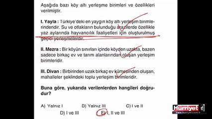 COĞRAFYA SORULARININ ÇÖZÜMLERİ