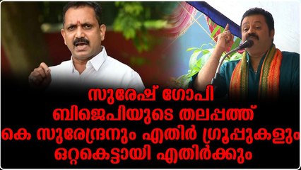 കെ സുരേന്ദ്രനും എതിർ ഗ്രൂപ്പുകളും ഒറ്റകെട്ടായി എതിർക്കും