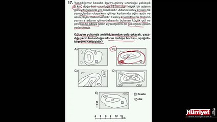 COĞRAFYA SINAV SORULARININ ÇÖZÜMLERİ