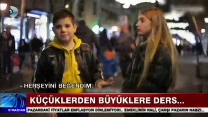 Küçüklerden büyüklere ders