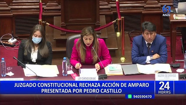 Pedro Castillo: Juzgado declara incompetencia en amparo y eleva expediente a Sala Constitucional