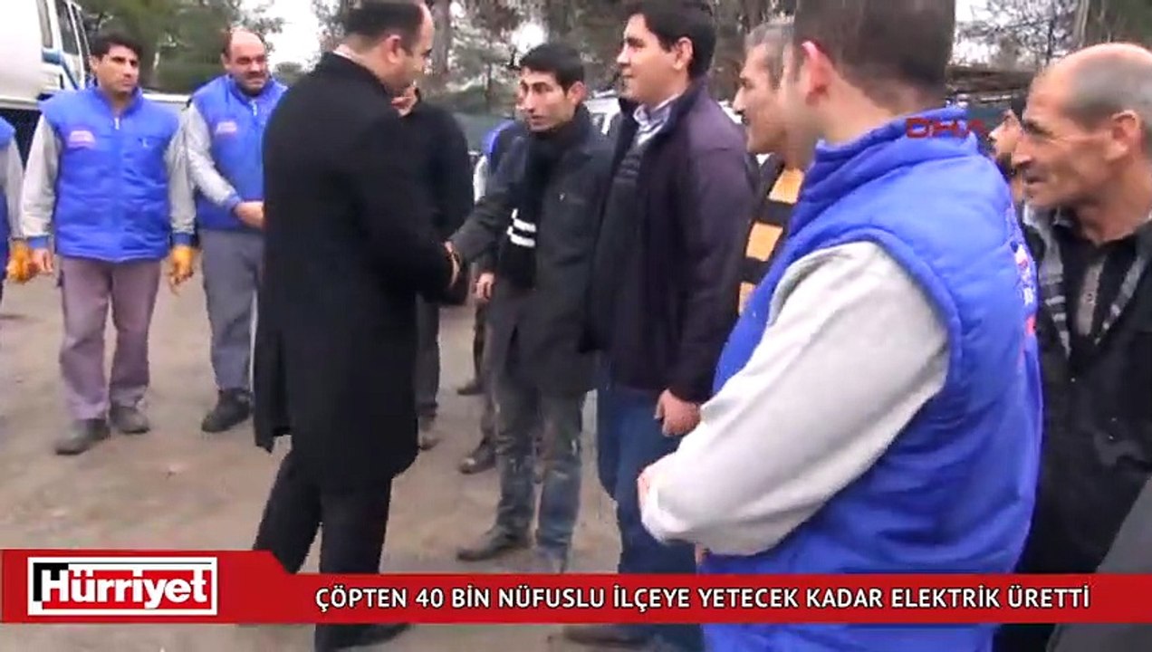 Çöpten üretti
