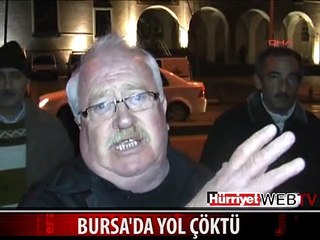 YOL ÇÖKTÜ DEPREM OLUYOR DİYE SOKAĞA DÖKÜLDÜLER
