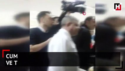 Cumhurbaşkanı Erdoğan'ın hastane ziyareti kamerada