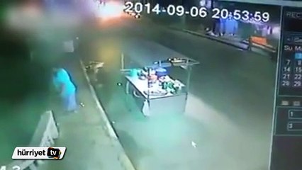 Çöp atarken nehire düştü