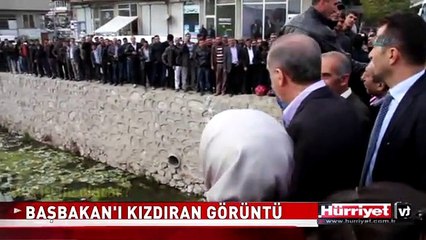 VAN'DA BAŞBAKAN'I KIZDIRAN GÖRÜNTÜ
