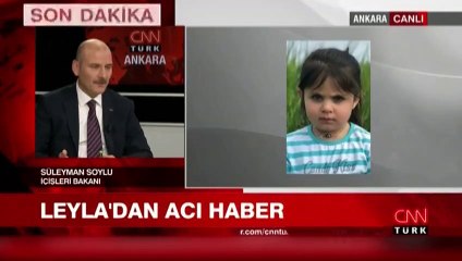İçişleri Bakanı Soylu: "Leyla defalarca aradığımız bir yerde bulundu"