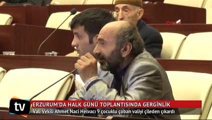 9 çocuklu adam valiyi çileden çıkardı