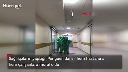 Yoğun bakım çalışanlarından 'Penguen dansı'