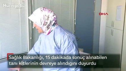Son dakika... Corona virüste 15 dakikada sonuç veren tanı kiti devrede