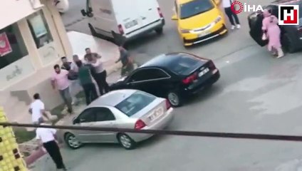 Yol verme meselesi yüzünden kavga çıktı