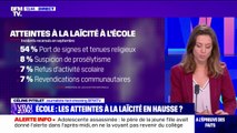 LA VÉRIF - École: les atteintes à la laïcité sont-elles en hausse ?