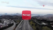 İstanbul trafiğinde yoğunluk yüzde 13'lere düştü