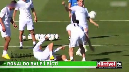 BALE'DEN RONALDO'YA İLK ÇALIM