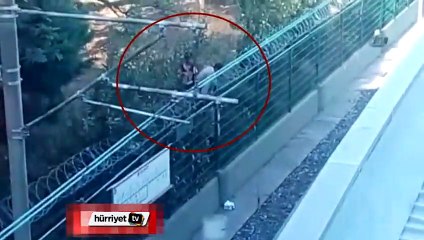 Metro raylarında ölümüne yolculuk!