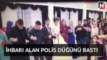 İhbarı alan polis düğünü bastı