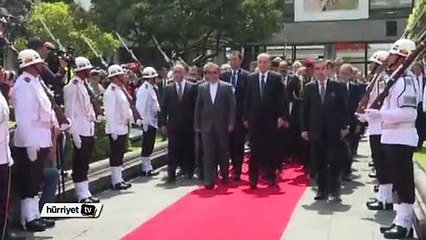 Cumhurbaşkanı Erdoğan Ekvador'da resmi tören ile karşılandı