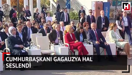 Cumhurbaşkanı Gagauzya halkına seslendi