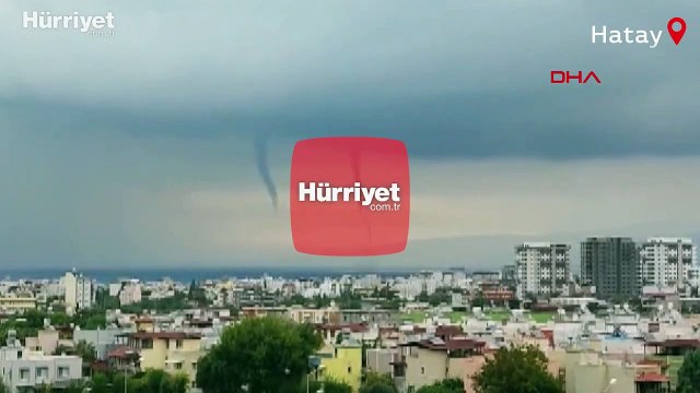 İskenderun Körfezi'nde aynı anda 3 hortum oluştu