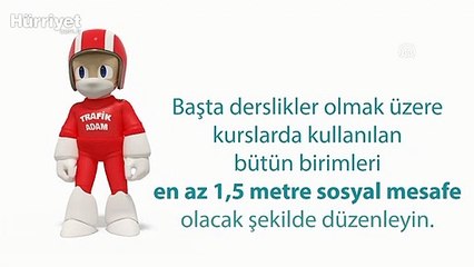 MEB, ehliyet kursu ve sınavlarında alınacak koronavirüs önlemlerini açıkladı
