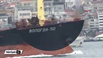 Rus gemisine İstanbul Boğazı'nda çok yakın takip