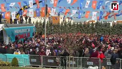Cumhurbaşkanı Erdoğan, Sancaktepe'de vatandaşlara seslendi