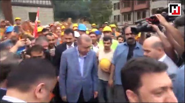 Cumhurbaşkanı Erdoğan Güneysu'da