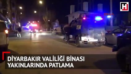 Diyarbakır valiliği binası yakınlarındaki patlama panik yarattı