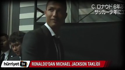 Cristiano Ronaldo'dan Michael Jackson taklidi