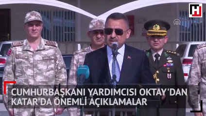 Cumhurbaşkanı Yardımcısı Oktay'dan Katar’da önemli açıklamalar