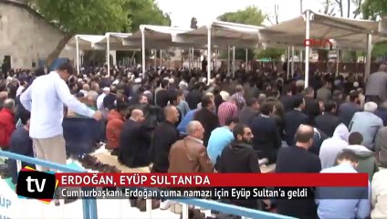 Erdoğan’a Eyüp’te Numan Kurtulmuş eşlik etti